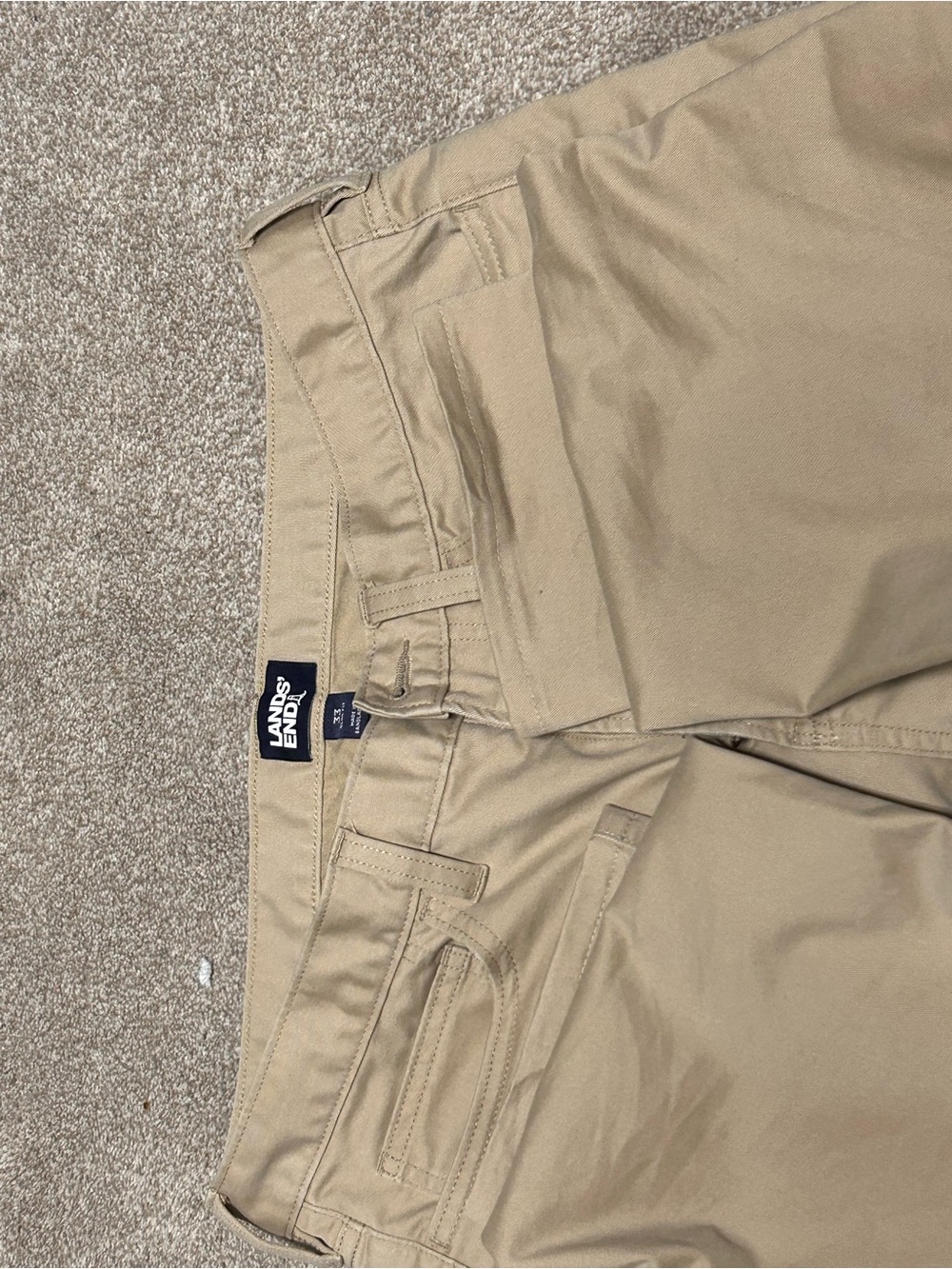 Lands' End Tan Men's Chino Pants